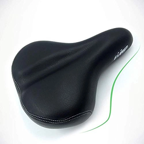 Mountain Bike Seat : Bicycle Accessories Bicycle saddle - mountain bike saddle big butt waterproof soft seat cushion suitable for bicycle mountain bike / road bike / rotary exercise bike black for Cycling Enthusiasts