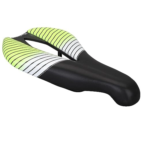 Mountain Bike Seat : bicycle, Decoration, protection Triathlon Bicycle Saddle For Men Women Road Off-road Mtb Mountain Bike Saddle Lightweight Cycling Race Seat Bicycle Accessories (Color : Light Green)