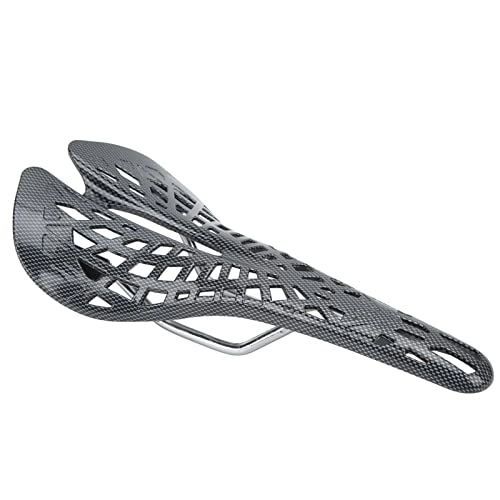 Mountain Bike Seat : Bicycle Hollow Saddle Carbon Fiber Bicycle Seat Saddle Lightweight Bike Seat Easy Installation for Road Bicycle Mountain Bike