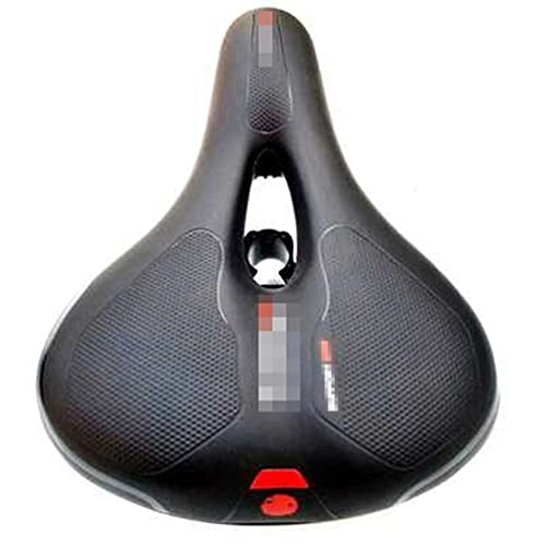 Mountain Bike Seat : Bicycle Saddle, Bicycle Mat Replacement, Bike Seat, with Ultra Thick and Soft Foam Padding and Shock Absorption Design, Suitable for Exercise Bikes and Outdoor Bikes.