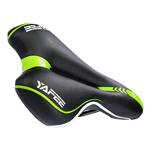 Mountain Bike Seat : Bicycle Saddle, Bicycle Seat Bicycle Saddle Gel Padded Soft Cushion Breathable for MTB Road Mountain Bike Cycling Green