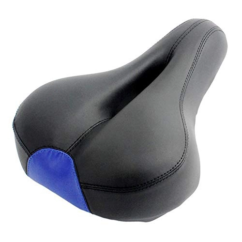 Mountain Bike Seat : Bicycle Saddle Bicycle Seat Mountain Bike Thick Sponge Seat Comfortable Saddle Seat Cushion Bicycle Spare Parts Riding Equipment Waterproof Cover damping Shock Absorption