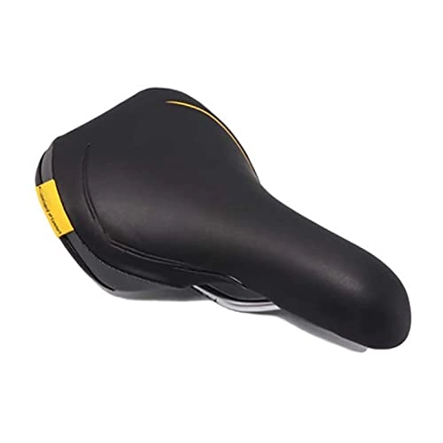 Mountain Bike Seat : Bicycle Saddle, Bicycle Seat with Impact-resistant Spring and Stamped Foam System, Comfortable Bicycle Seat Wide Leather Fits Best Stock Bicycle Seat Replacement for Mountain Bikes, Road Bikes