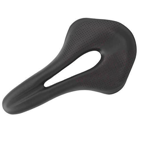 Mountain Bike Seat : Bicycle saddle, hollow bicycle saddle with with reinforced PP bottom plate for safe riding