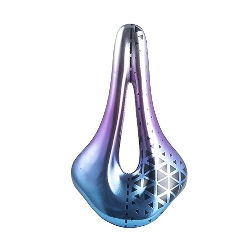 Mountain Bike Seat : Bicycle Saddle, Professional Road Bicycle Racing Seat, Lightweight, Breathable, Non-Slip And Shock-Absorbing, Ergonomically Designed Bicycle Accessories, colorful, A