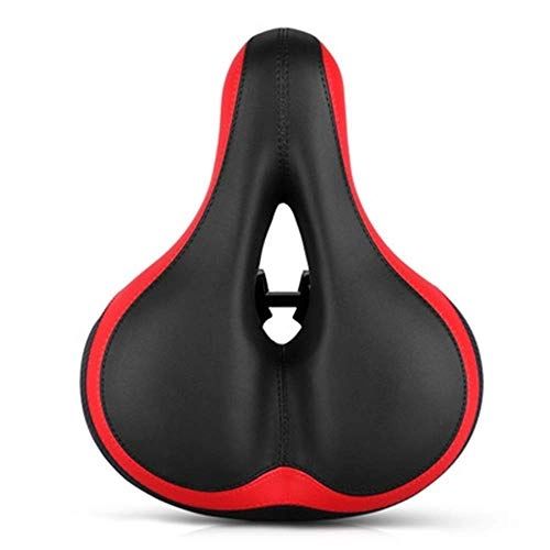 Mountain Bike Seat : Bicycle Saddle Road City Bikes Mountain Bike Saddle Bike Seat Suitable for Women Men for Women Men Mountain Road Exercise Bike (Color : Black, Size : One Size)