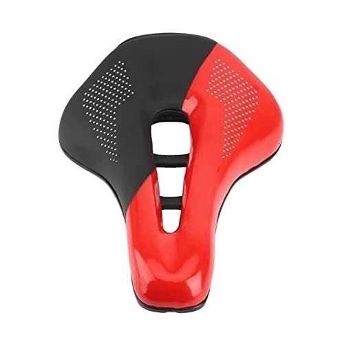Mountain Bike Seat : Bicycle Saddle Seat Road Bike Seat Mountain Bike Cushion Extra Comfort for Men Women for Skid-Proof Soft Leather Road Saddles