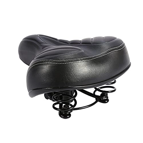 Mountain Bike Seat : Bicycle Saddle Thicken Soft Cycling Cushion Shockproof, Most Comfortable Bike Seat for Men - Padded Bicycle Saddle for Men with Soft Cushion - Improves Comfort for Mountain Bike, Hybrid and Stationary