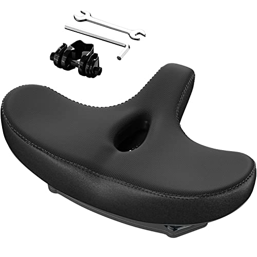 Mountain Bike Seat : Bicycle saddle, wide, breathable, comfortable, shock absorption, waterproof, mountain bike saddle, urban bicycle saddle