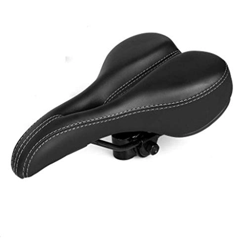 Mountain Bike Seat : Bicycle Seat, Mountain Bike Bicycle Thickened Hollow Saddle, Comfortable And Breathable Shock Absorber, Riding Equipment Accessories 25 * 16cm, (Color : B)
