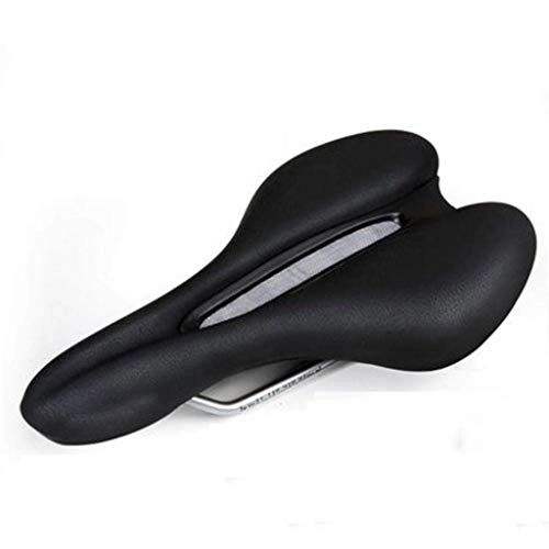 Mountain Bike Seat : Bicycle Seat, Mountain Bike Hollow Seat Saddle, Comfortable And Breathable Shock Absorber, Riding Sports Equipment Accessories 26.5 * 15 * 4cm