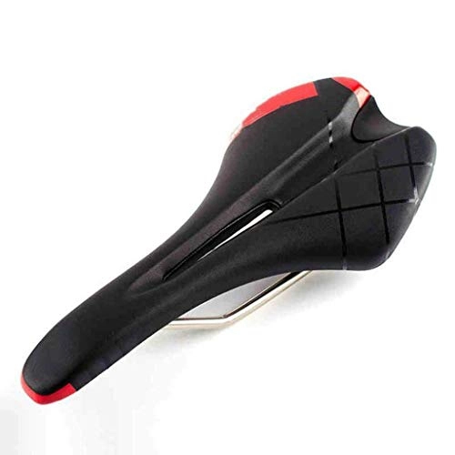 Mountain Bike Seat : Bicycle Seat, Mountain Bike Saddle, Hollow Thick Comfortable And Comfortable Cushion, Outdoor Riding, Travel, Sports And Fitness Equipment (Color : A)