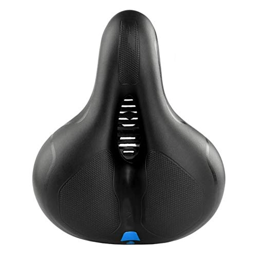 Mountain Bike Seat : Bicycle Seat, Mountain Bike Seat Cushion Non Slip Padded Seat Cushion Soft Comfortable Seat Riding Equipment Accessories, Suitable for Indoor Outdoor Use, Blue
