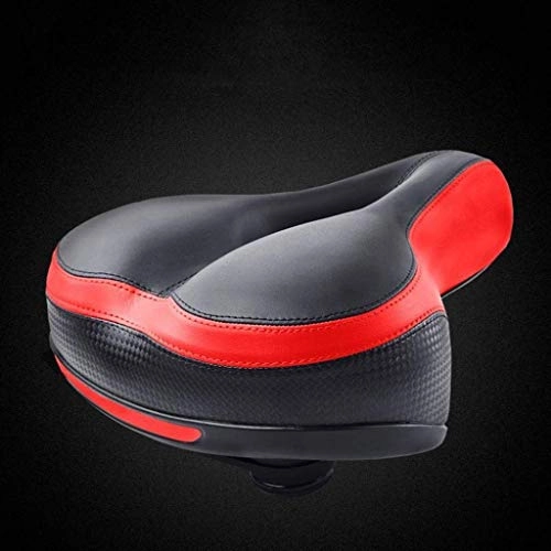 Mountain Bike Seat : Bicycle Seat, Mountain Bike Thick Saddle Seat Cushion, Hollow Comfortable And Breathable, Outdoor Sports And Fitness Travel Riding Equipment, (Color : B)