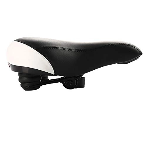 Mountain Bike Seat : Bicycle seat Mountain bike with taillight saddle Comfortable car pedestal Cycling equipment accessories (white)