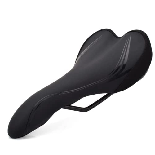 Mountain Bike Seat : Bicycle Seat Road Bike Saddle PU Ultra-light, Breathable and Comfortable Seat Cushion Riding Equipment for Women and Men Mountain Bike