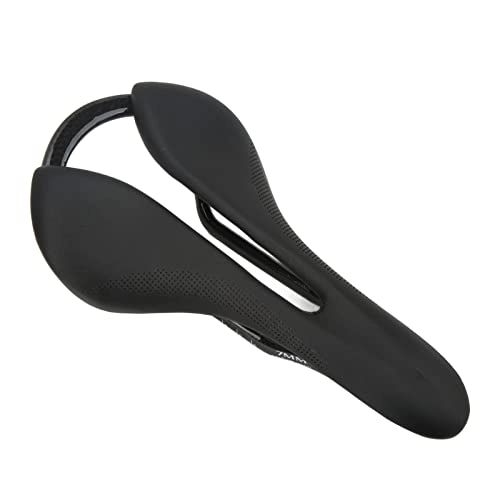 Mountain Bike Seat : Bicycle Seat, Wear Resistant Beautiful Mountain Bike Saddle Microfiber Leather Surface High Tensile Strength Comfortable for Stable Riding