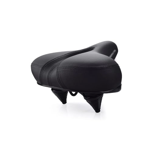 Mountain Bike Seat : Bicycle Seats for Women, Comfortable Wide Bicycle Saddle, Extra Soft Gel Bicycle Seat, Hollow Design Bicycle Saddle, Mountain Bike Seat Cushion (Color : A)