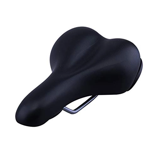 Mountain Bike Seat : Bicycle Silicone Cushion, Comfortable Mountain Saddle Waterproof Non Slip Comfortable Wear Resistant Shock Absorbing, Suitable for Mountain Bikes, Male