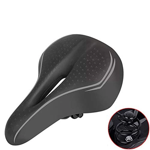 Mountain Bike Seat : Bicycle soft and comfortable cushion saddle Mountain bike big butt thickened seat bicycle accessories seat 19 * 27cm, B
