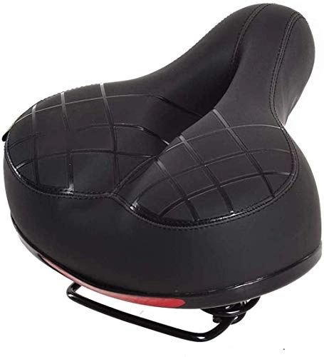Mountain Bike Seat : Bike Accessories Wide Soft Cushion Shockproof Design Big Bum Extra Comfort Bike Saddle Fits Mountain Bike Jzx-n