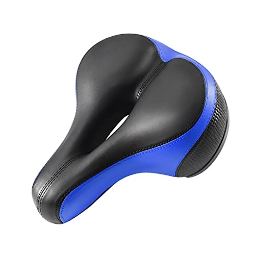 Mountain Bike Seat : Bike Saddle, Ball Type Shock Absorption And Hollow Design Riding Ventilation, PU Outer Layer Is Waterproof For Mountain Bike / Exercise Bike / Road Bike Seats