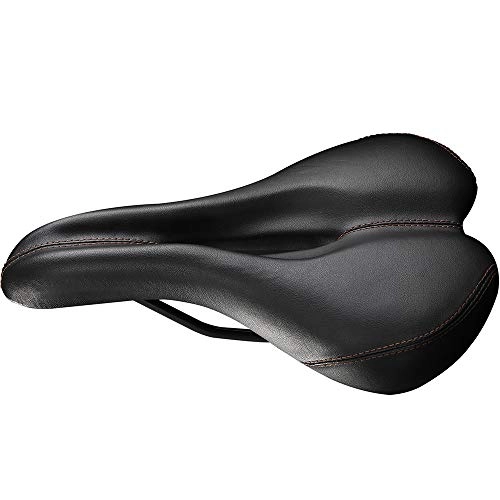 Mountain Bike Seat : Bike Saddle, Comfortable Bicycle Seat, Wear-Resistant Waterproof, Soft Breathable Elastic, Non-Slip, for Mountain Bikes, City Bikes and Outdoor Bikes