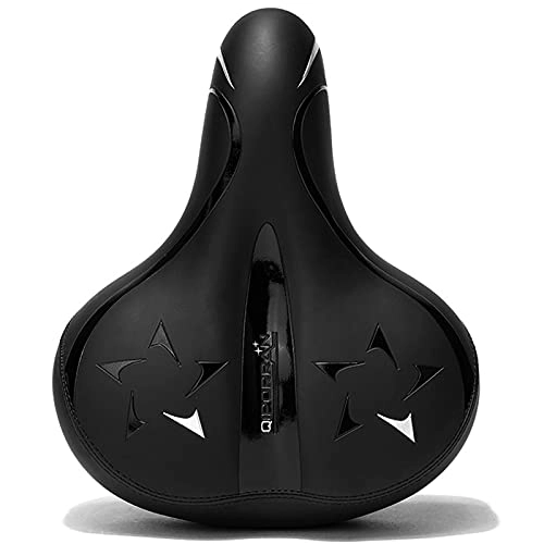 Mountain Bike Seat : Bike Saddle Comfortable Bike Seat Thickened Memory Foam Soft Shock Absorption Bicycle Saddle Fit Ergonomic Design for Indoor and Outdoor Bicycle Saddle