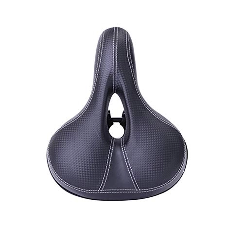 Mountain Bike Seat : Bike Saddle Mountain Bike Seat Breathable Comfortable Cycling Seat Cushion Pad with Hollow and Ergonomics Design Fit for Road Bike and Mountain Bike