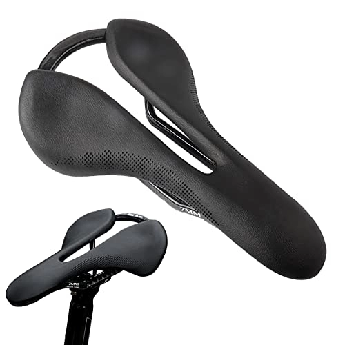 Mountain Bike Seat : Bike Saddle | Soft Bike Seat - Comfort Bike Seat for Women Men with Shock Absorbing Universal Fit for Indoor / Outdoor Bikes Moslate