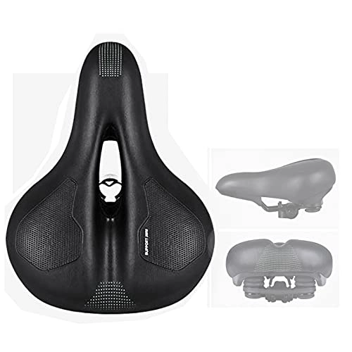 Mountain Bike Seat : Bike Seat Bicycle Saddle Memory Foam Bicycle Seat Cushion With Reflective Strips, Waterproof Protection Bike Seat Cover Soft High Density For Exercise Mountain Road Stationary Spin Bike