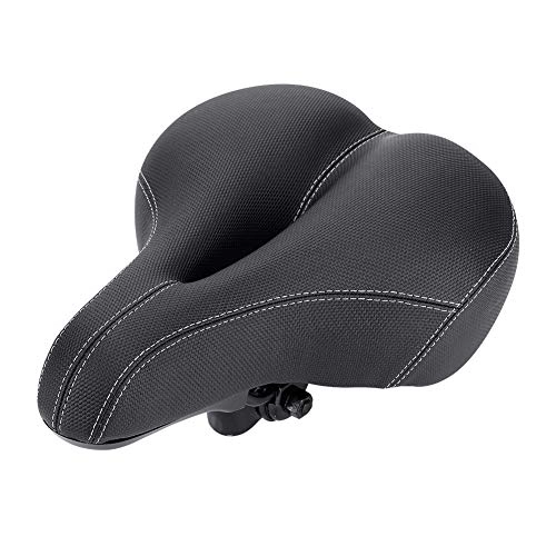 Mountain Bike Seat : Bike Seat, Bicycle Seat Cushion Comfortable Bicycle Saddle with Tail Light for Men and Women, Shock Absorbing Springs, for Mountain Bikes, Road Bikes