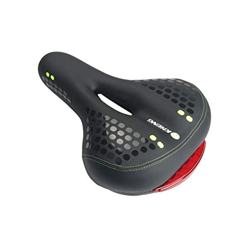 Mountain Bike Seat : Bike Seat Bicycle Seat Tail Light Seat Light Cushion Mountain Bike Bicycle With Waterproof, Breathable, Safety, Fit Most Bike Bicycle Riding Equipment Bicycle Riding Equipment