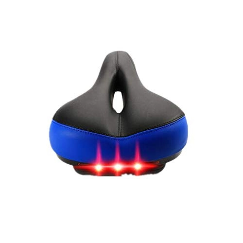 Mountain Bike Seat : Bike Seat Bicycle With Light Cushion Mountain Bike Taillights Saddle With Taillight, Waterproof, Dual Spring Designed, Soft, Breathable, Fit Most Bikes Bicycle Riding Equipment Bicycle Riding Equipmen