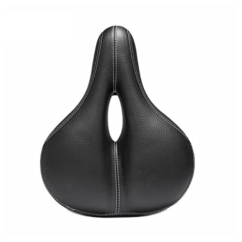 Mountain Bike Seat : Bike Seat Cushion Bicycle with Light Saddle Mountain Bike Seat Cushion with Rechargeable Tail Light Bicycle Seat Cushion Accessories Equipment Bicycle Seat (Color : A, Size : M)
