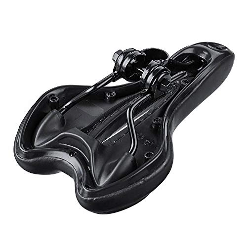 Mountain Bike Seat : Bike Seat Cushion Comfortable Bike Seat-Gel Waterproof Bicycle Saddle With Central Relief Zone And Ergonomics Design For Mountain Bikes Comfortable Seat