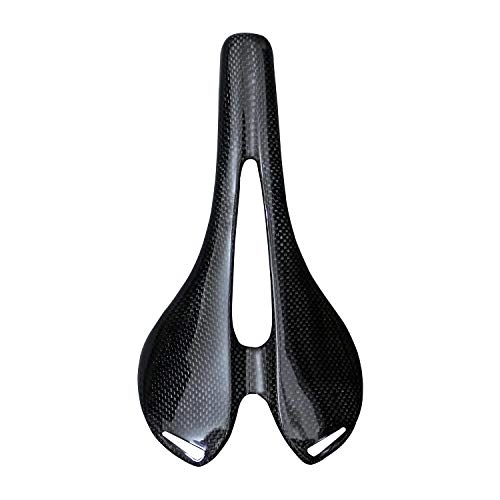Mountain Bike Seat : Bike Seat Full Carbon Mountain Bike Mtb Saddle For Road Bicycle Accessories 3k Ud Finish Good Qualit Y Bicycle Parts 275 * 143mm Road Bike Saddle (Color : Gloss no logo)