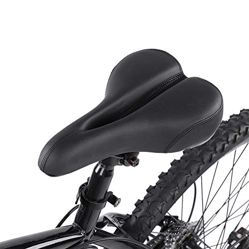 Mountain Bike Seat : Bike Seat, Soft Bicycle Saddle with Taillight Mountain Road Bike Seat Cushion Replacement Part