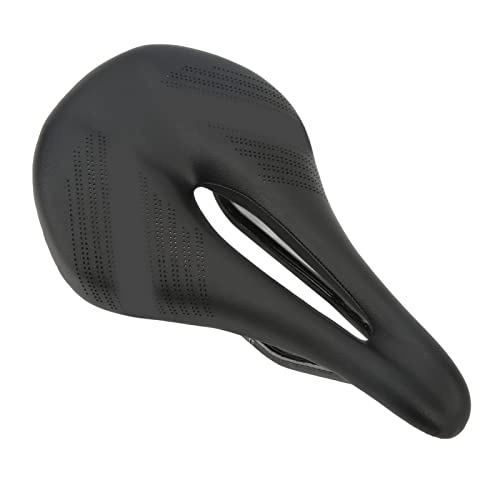 Mountain Bike Seat : Bike Seat, Universal Comfortable Artificial Leather Bicycle Seat Provides Great Comfort for Men Women, Bike Seat Cushion Bike Saddle Replacement for Exercise, Mountain, Road Bikes Easy to Install