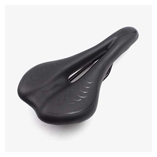 Mountain Bike Seat : Bktmen Bicycle Saddle road Mtb mountain Bike saddle racing Accessories men black Soft leather cycling seat spare parts for bicycles Bicycle seat