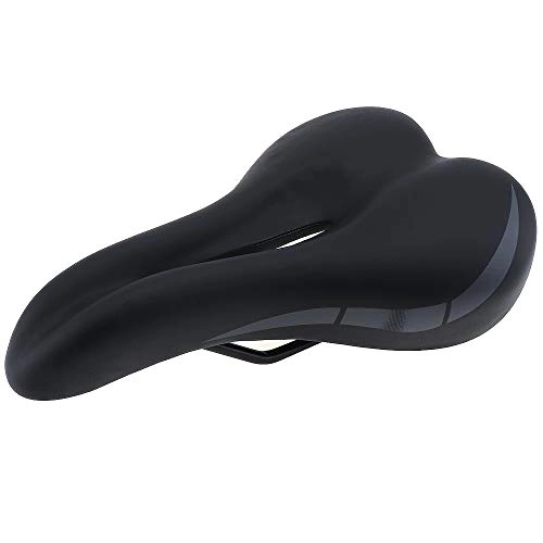 Mountain Bike Seat : Breathable Bike Seat, Mountain Bicycle Saddle Cushion Waterproof Soft Breathable Central Relief Zone and Ergonomics Design