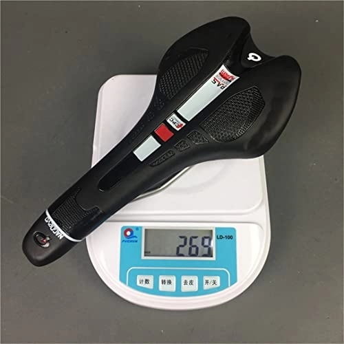 Mountain Bike Seat : Breathable Soft Bicycle Saddle Leather Racing Comfortable Road Mountain Bike Seat MTB Road Bike Saddle Bicycle Parts 7