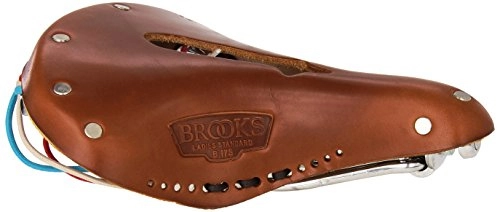 Mountain Bike Seat : Brooks Saddles Imperial B17 S Standard Bicycle Seat with Holes and Laces, Honey