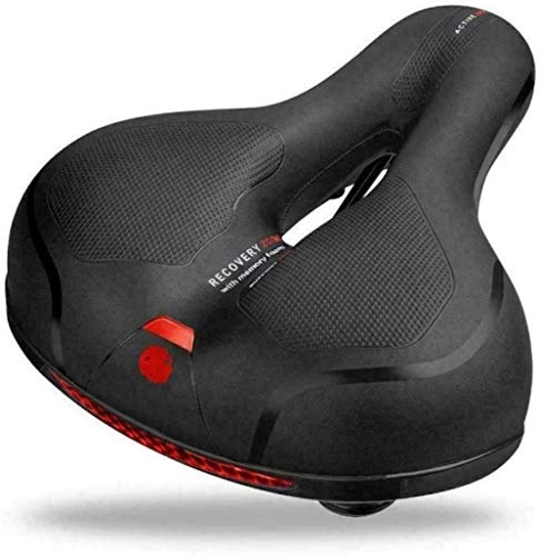 Mountain Bike Seat : CAISHENY Bicycle Accessories Bicycle Big Bum Saddle Seat Mountain Road Mtb Bike Bicycle Thick Soft Comfortable Breathable Hollow