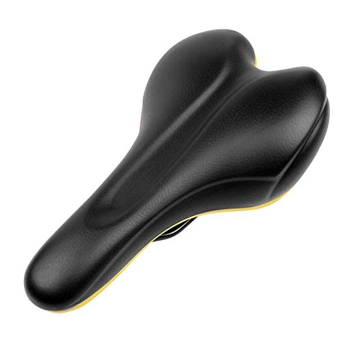 Mountain Bike Seat : Candicely Bicycle Saddle Shockproof Bicycle Saddle Ultralight PU Surface Comfortable Road Mountain MTB Bike Seat Cycling Cushion Pad Comfortable Bicycle Seat