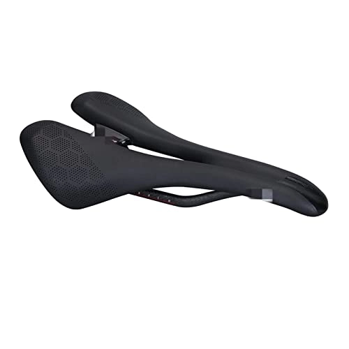 Mountain Bike Seat : canjiao shop 2022 Compatible With R7 NEW Pu Carbon Fiber Saddle Road Mtb Mountain Bike Bicycle Saddle Compatible With Man Cycling Saddle Trail Comfort Races Seat (Color : Black)