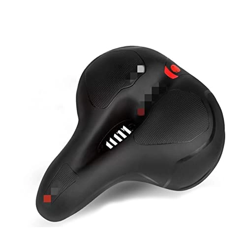Mountain Bike Seat : canjiao shop 3D Bicycle Saddle Bike Seat Mountain Mtb Comfort Saddle Cycling Seat Soft Cushion Pad Solid Reliable Bicycle Accessoriess (Color : Red)