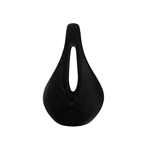 Mountain Bike Seat : canjiao shop Mountain Bike Bicycle Seat Cushion Fast Rail Leather Seat Cushion Bicycle Parts All Plastic Bicycle Saddle (Color : Black)