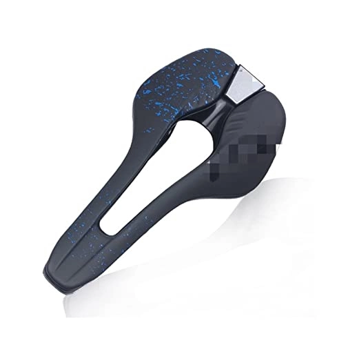 Mountain Bike Seat : canjiao shop NEW Bicycle Saddle Seat MTB Road Mountain Bike Spare Parts men 39 S Bike Antiprostatic Saddle Bicycle Accessories 273G Parts (Color : Black blue)