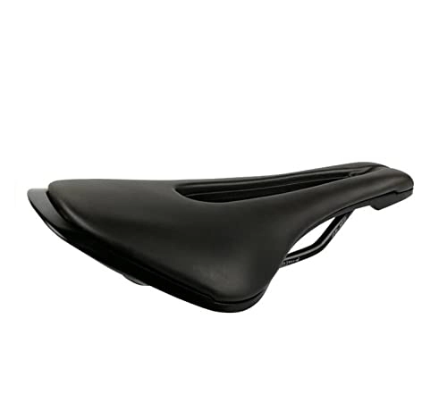 Mountain Bike Seat : canjiao shop Road Bicycle Saddle Bike Seat Gel MTB Mountain Bike Saddle 260 150mm PU Breathable Soft Seat Ergonomic Cushion (Color : Black)
